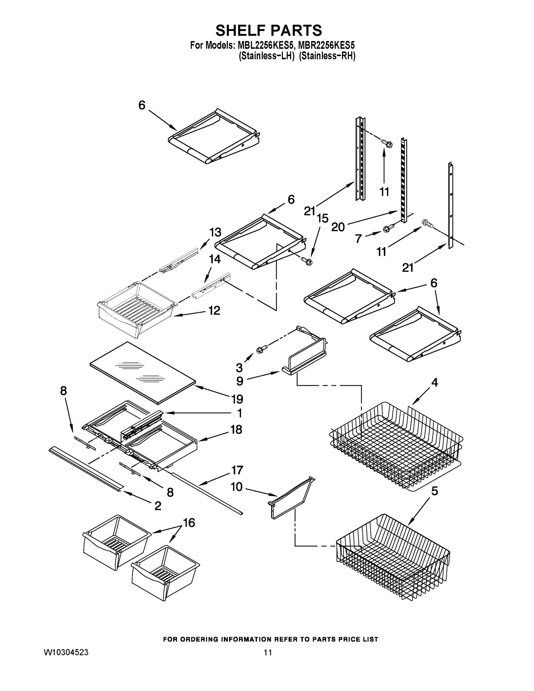 08 - SHELF PARTS