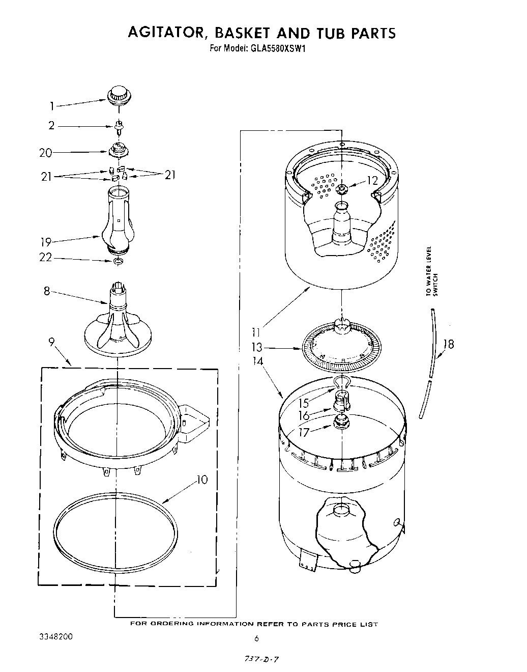 04 - AGITATOR, BASKET AND TUB