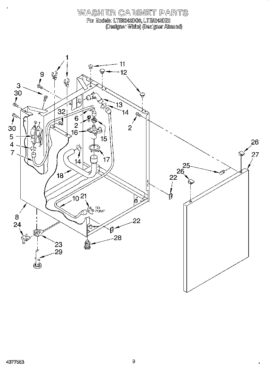 07 - WASHER CABINET