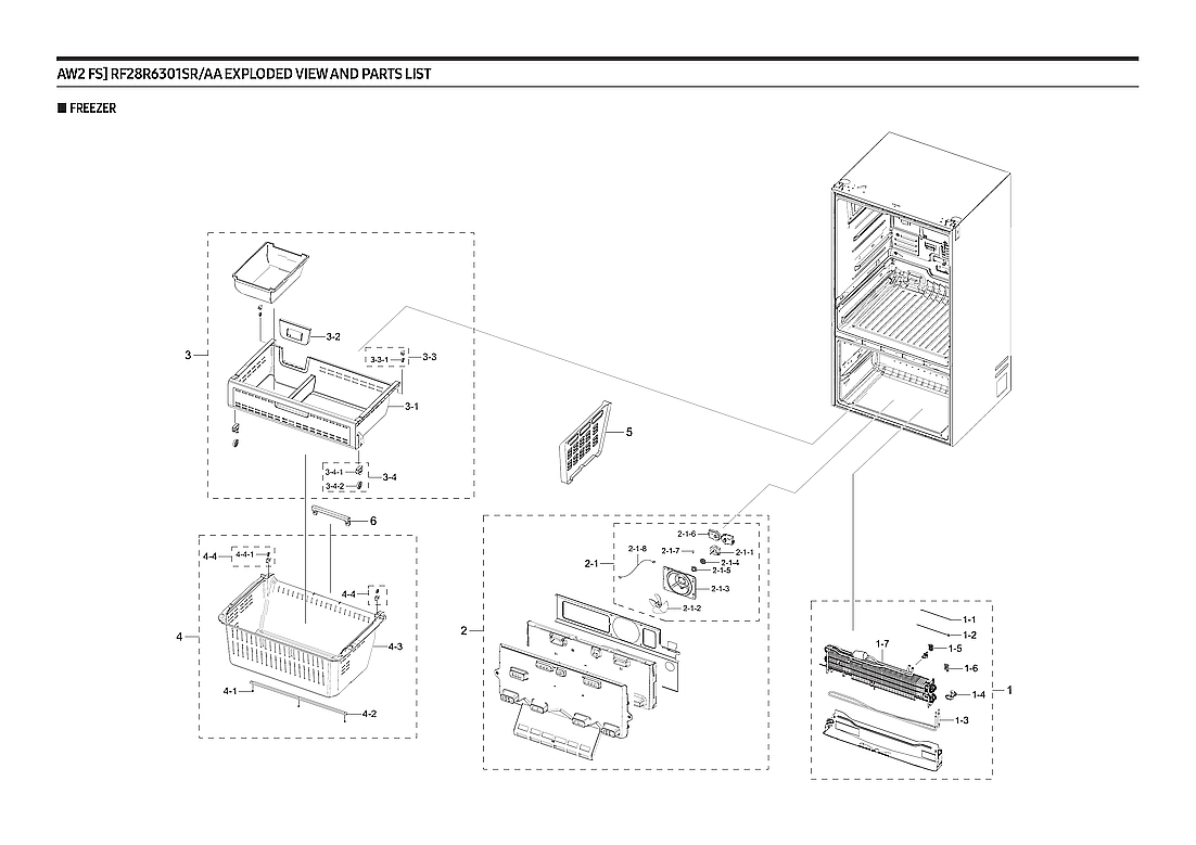 FREEZER PARTS