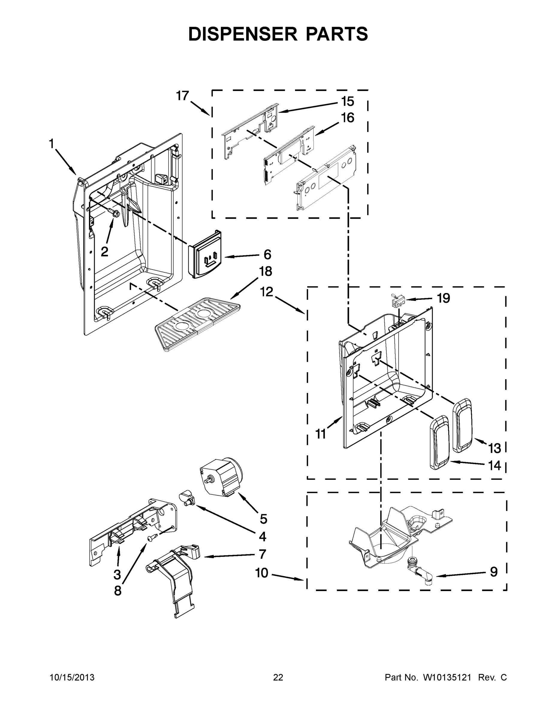 12 - DISPENSER PARTS