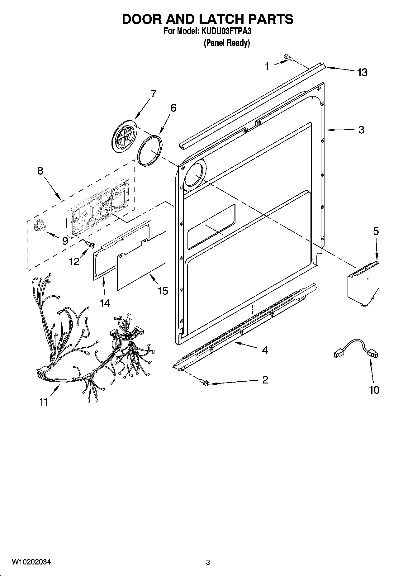 03 - DOOR AND LATCH PARTS