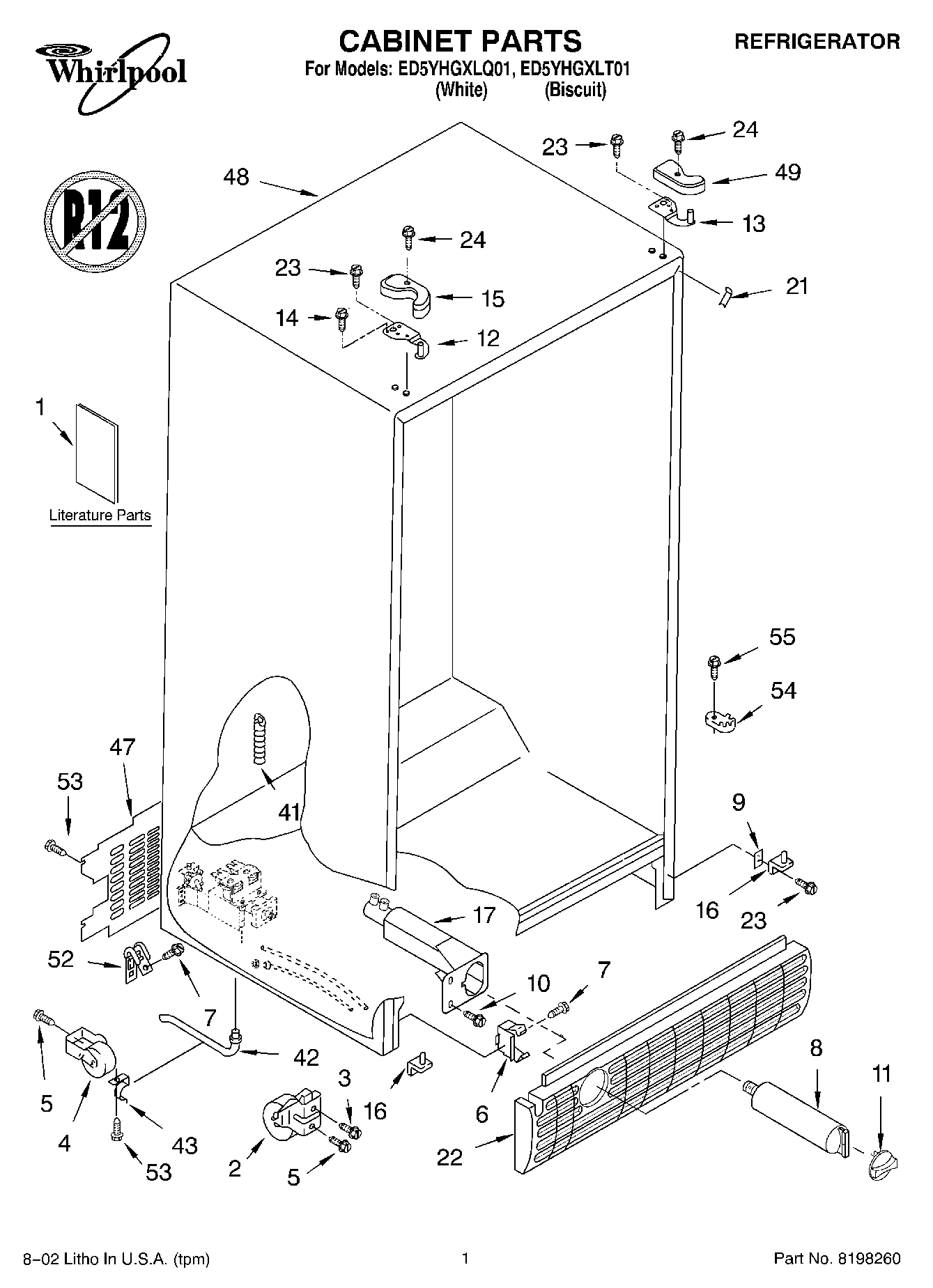01 - CABINET, LITERATURE