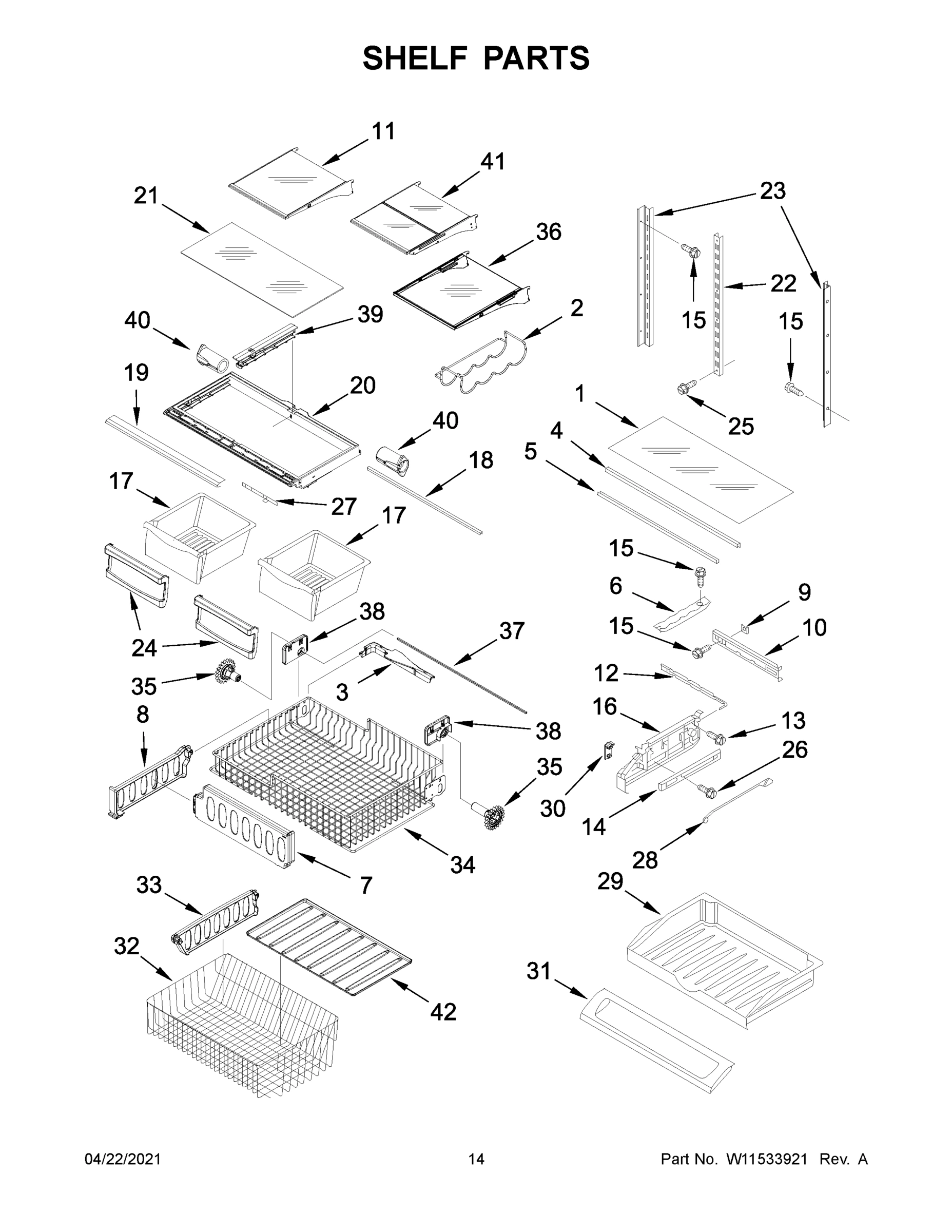 08 - SHELF PARTS