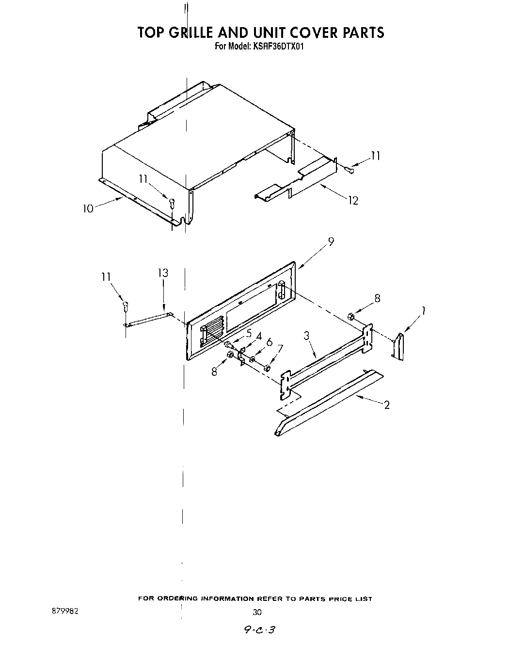 18 - TOP GRILLE AND UNIT COVER
