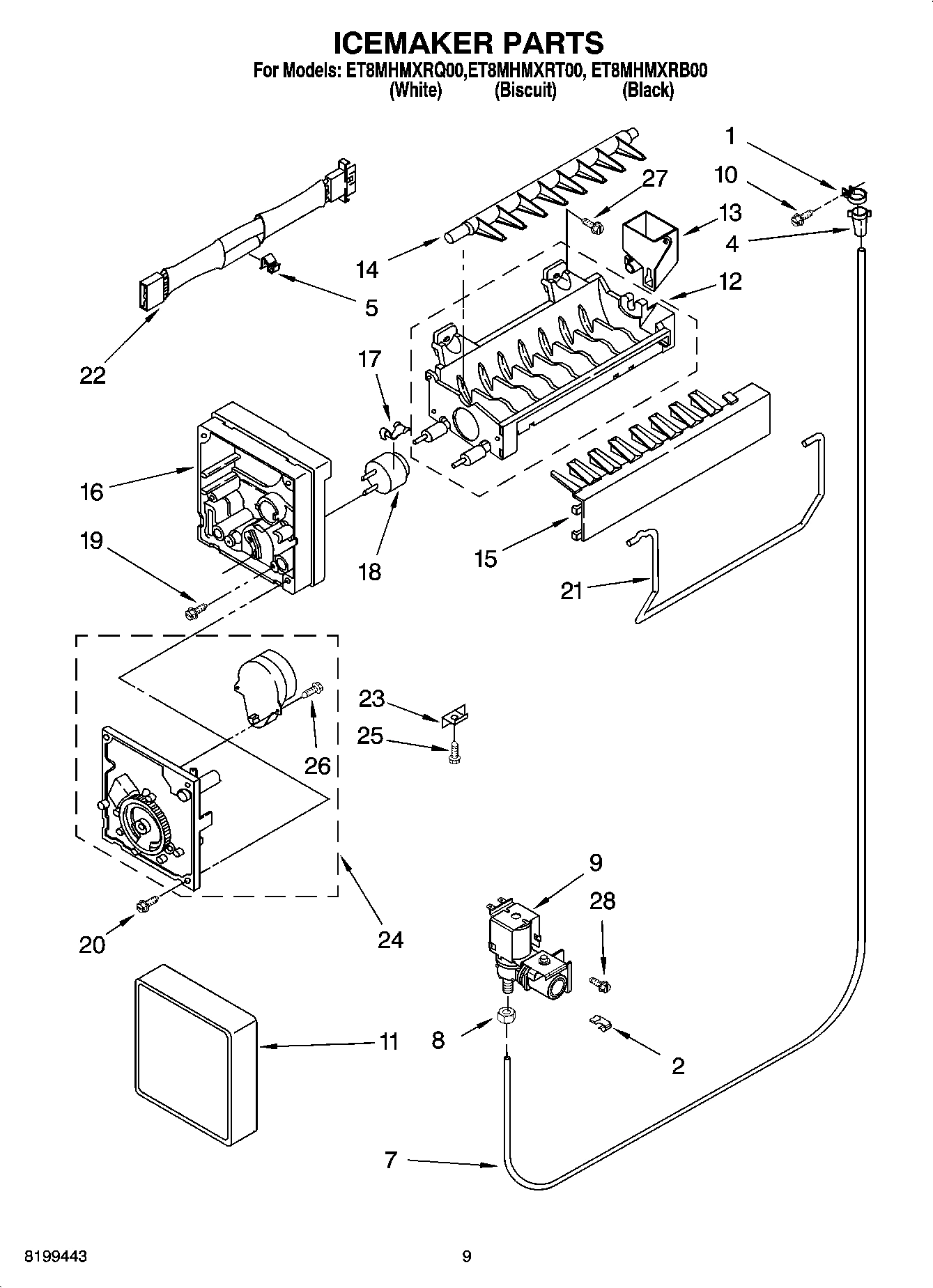 05 - ICEMAKER PARTS