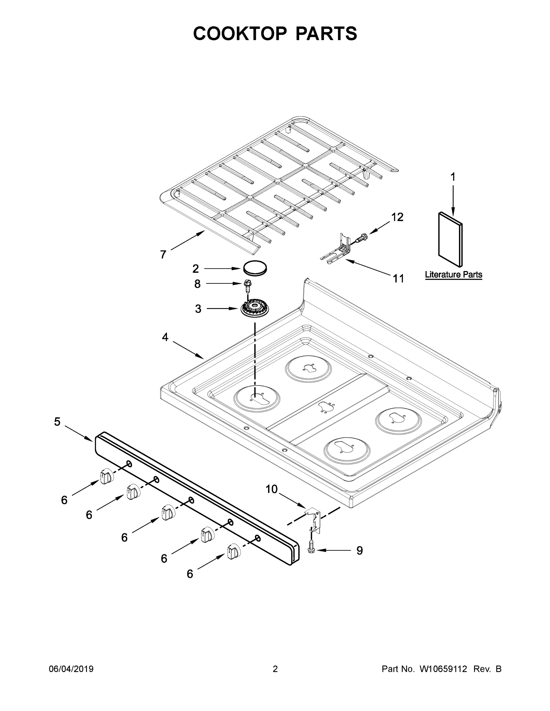 02 - COOKTOP PARTS