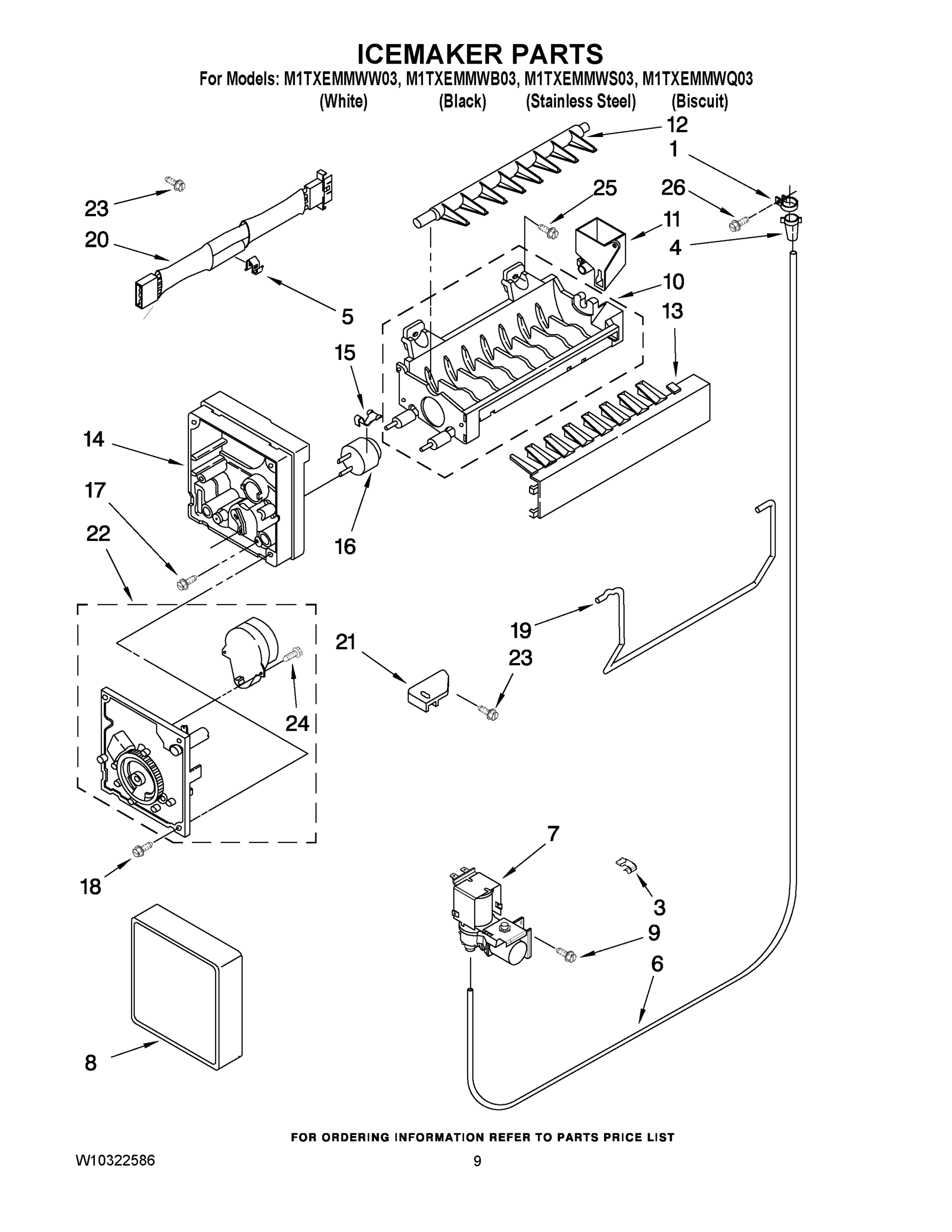 05 - ICEMAKER PARTS