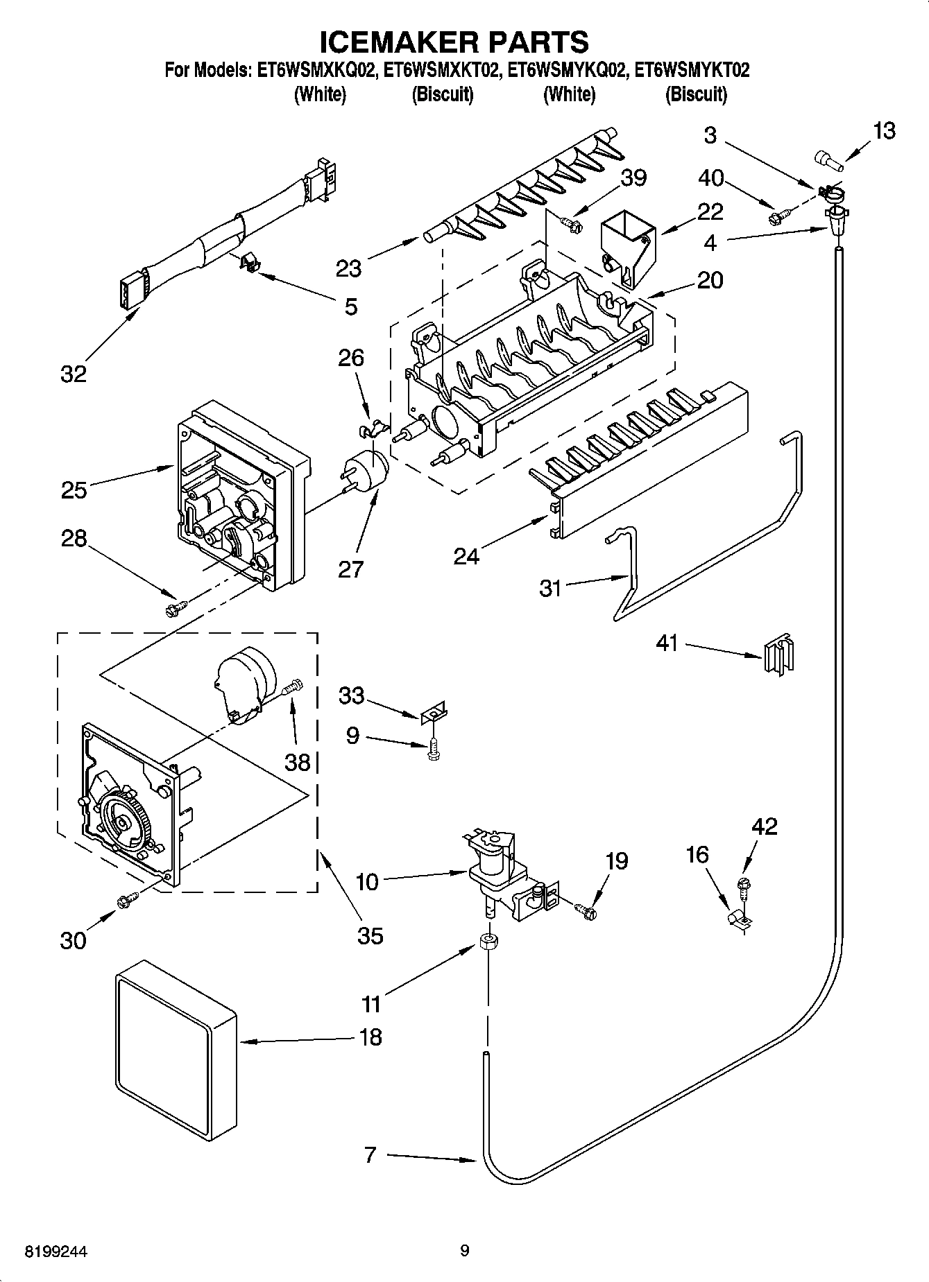 05 - ICEMAKER PARTS