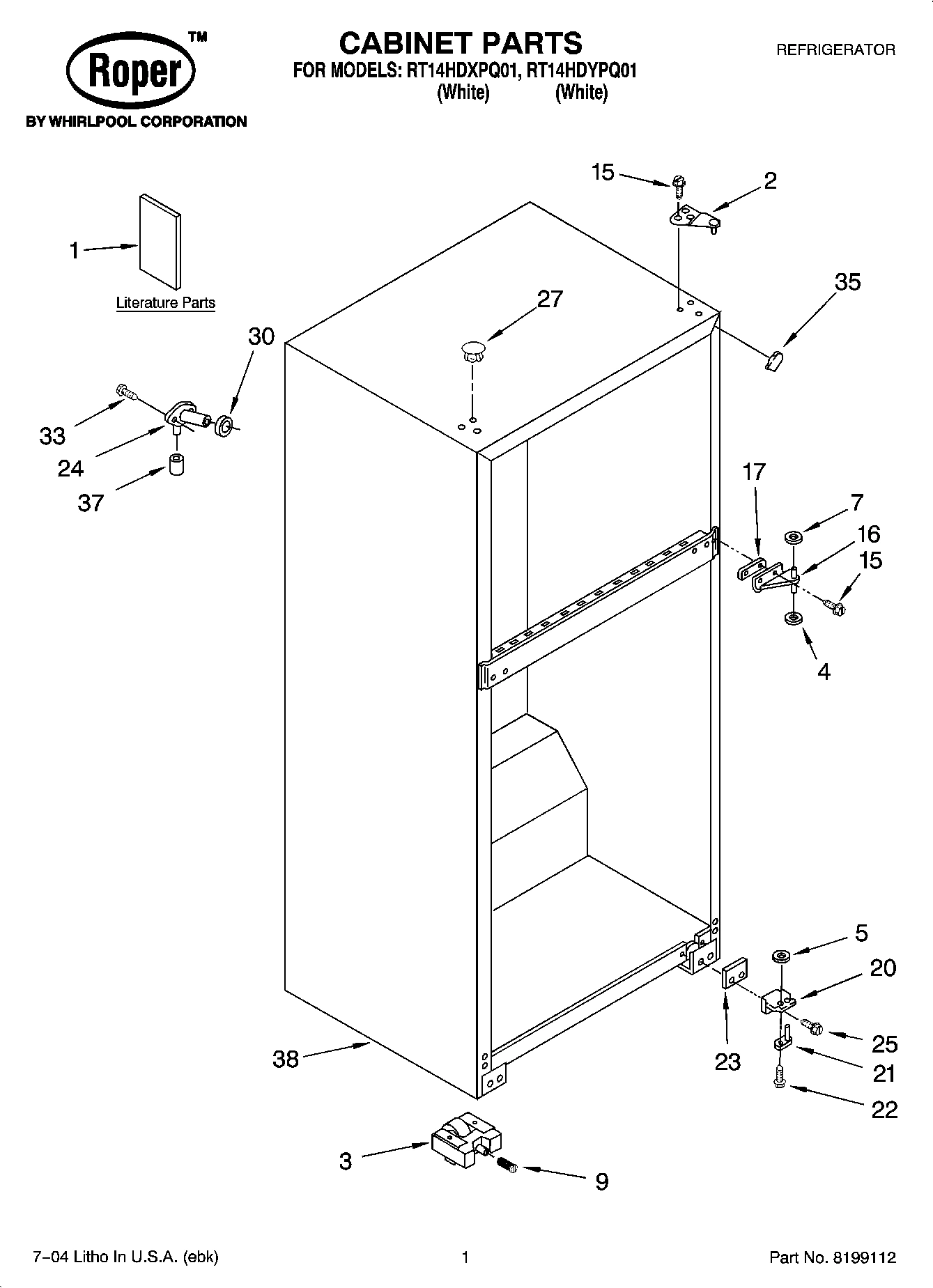 01 - CABINET PARTS