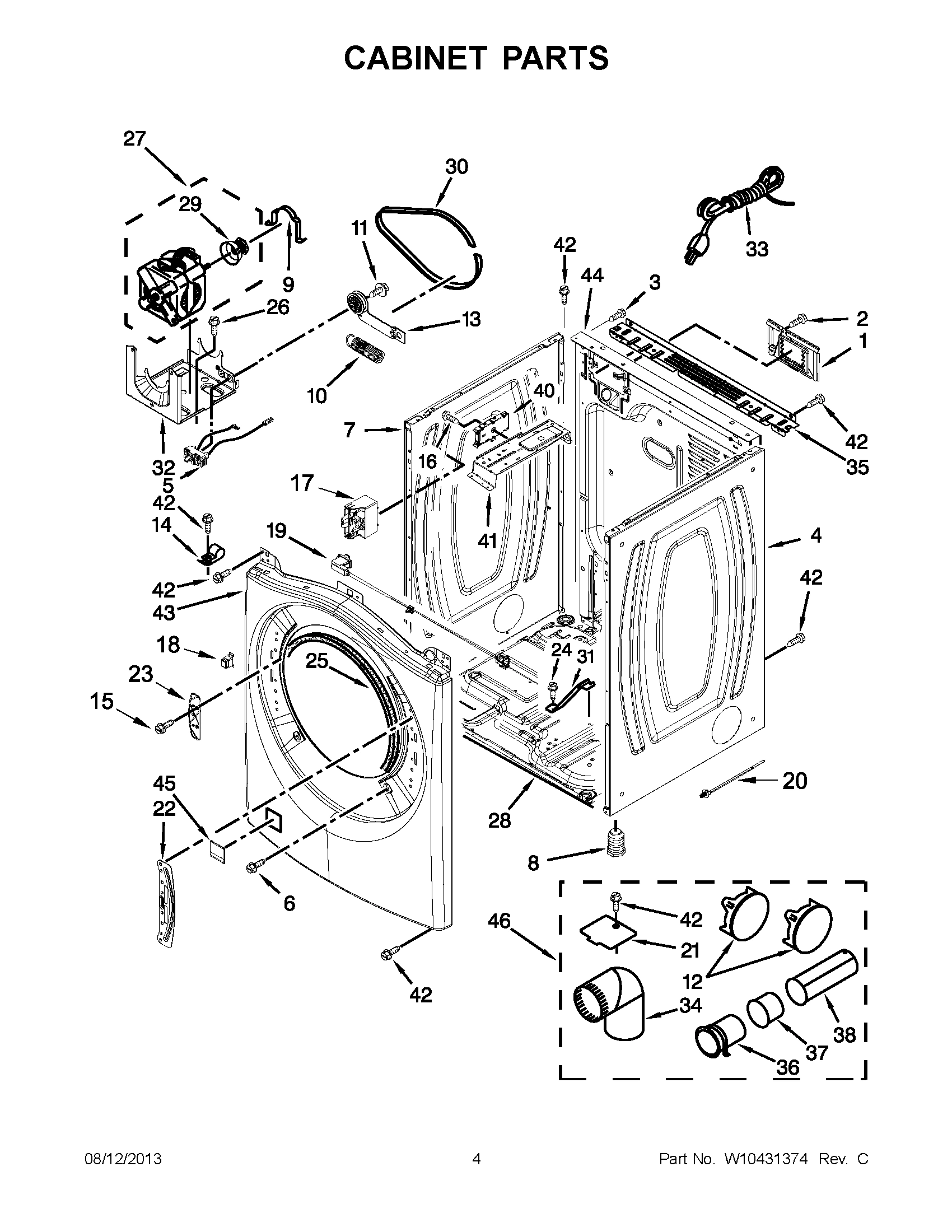 02 - CABINET PARTS