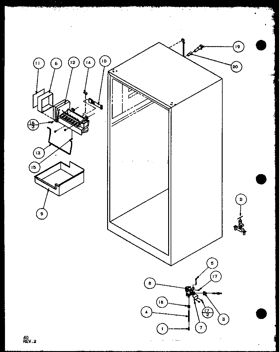 09 - FACTORY INSTALLED ICE MAKER