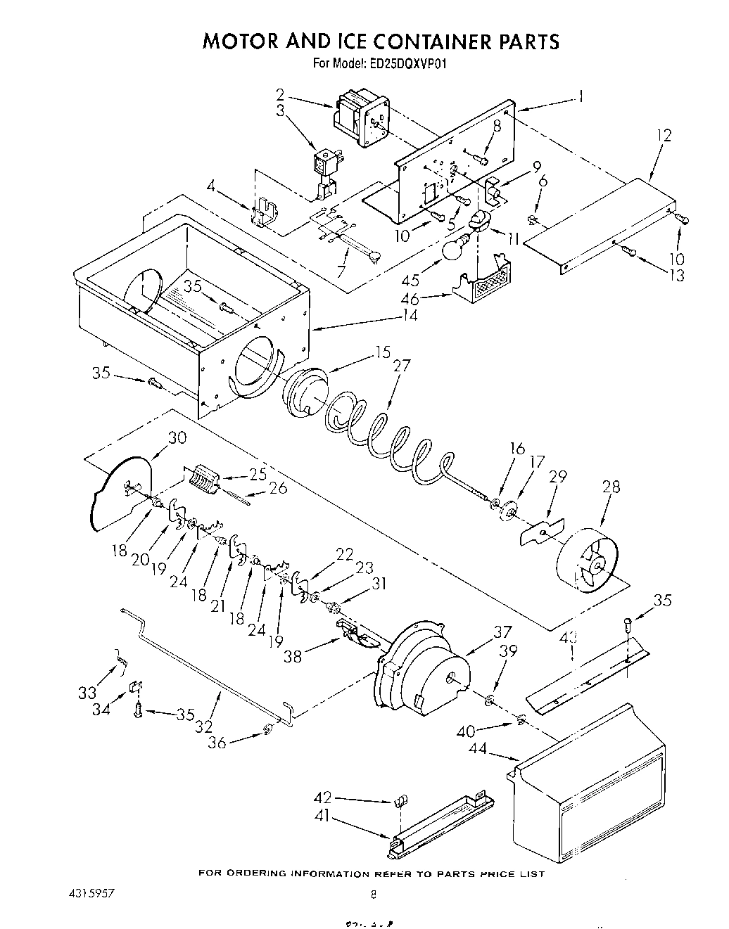 06 - MOTOR AND ICE CONTAINER
