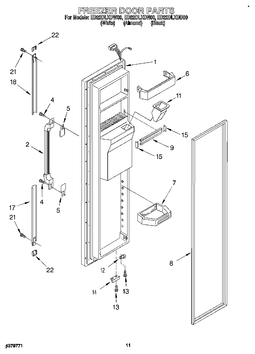 08 - FREEZER DOOR