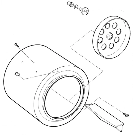 WE21X28955 GE Drum Assembly
