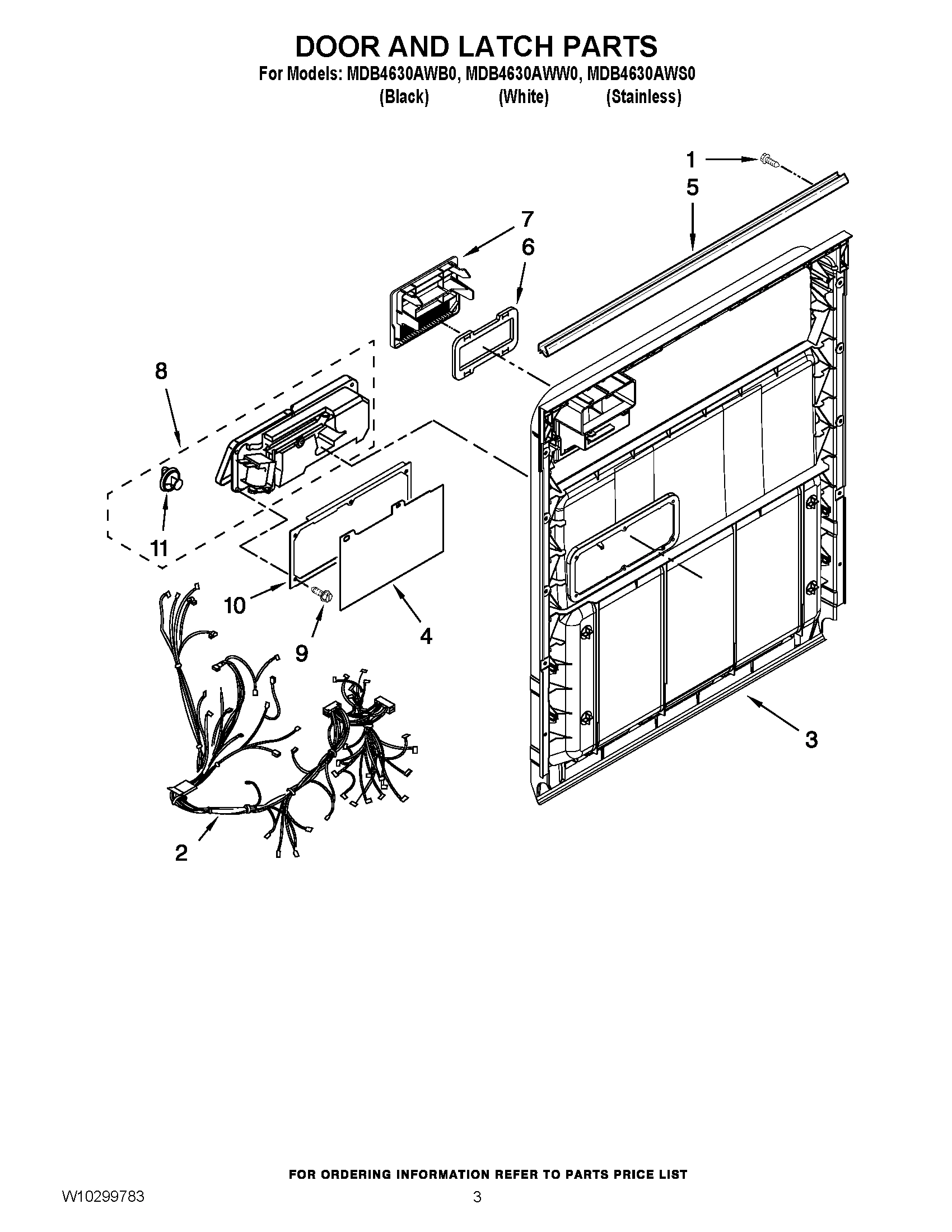 03 - DOOR AND LATCH PARTS