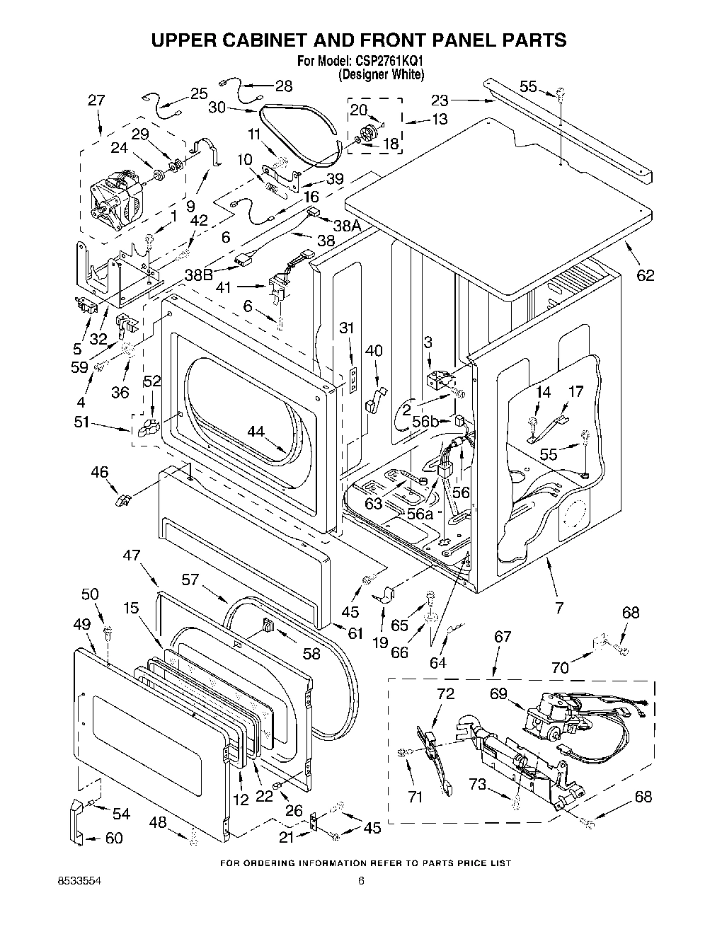 05 - UPPER CABINET AND FRONT PANEL
