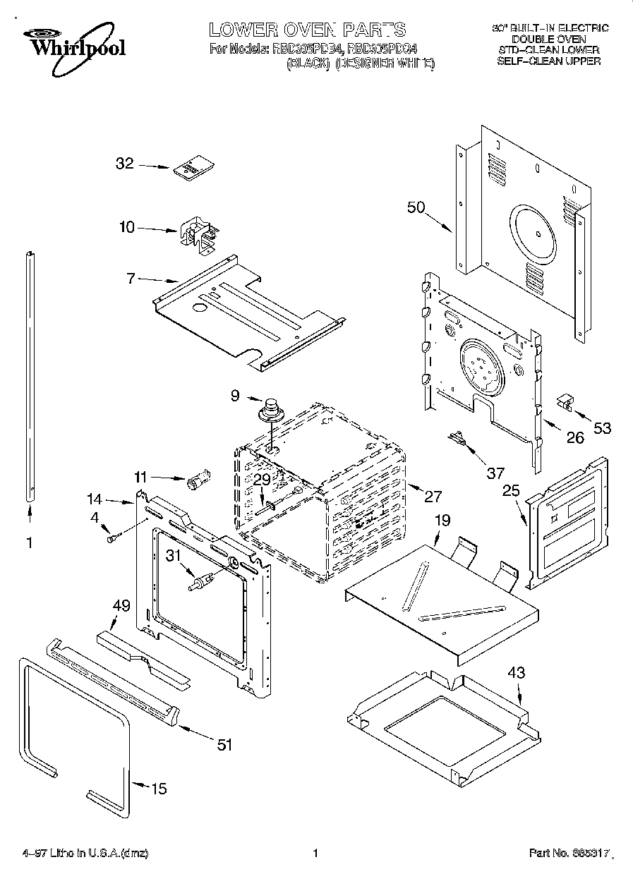 01 - LOWER OVEN
