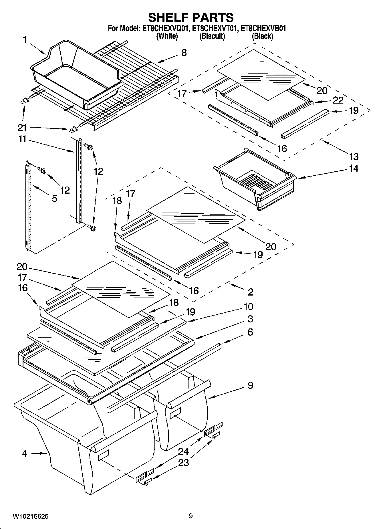 05 - SHELF PARTS