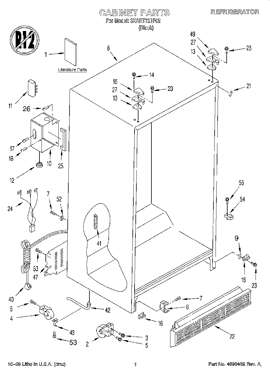 01 - CABINET, LITERATURE
