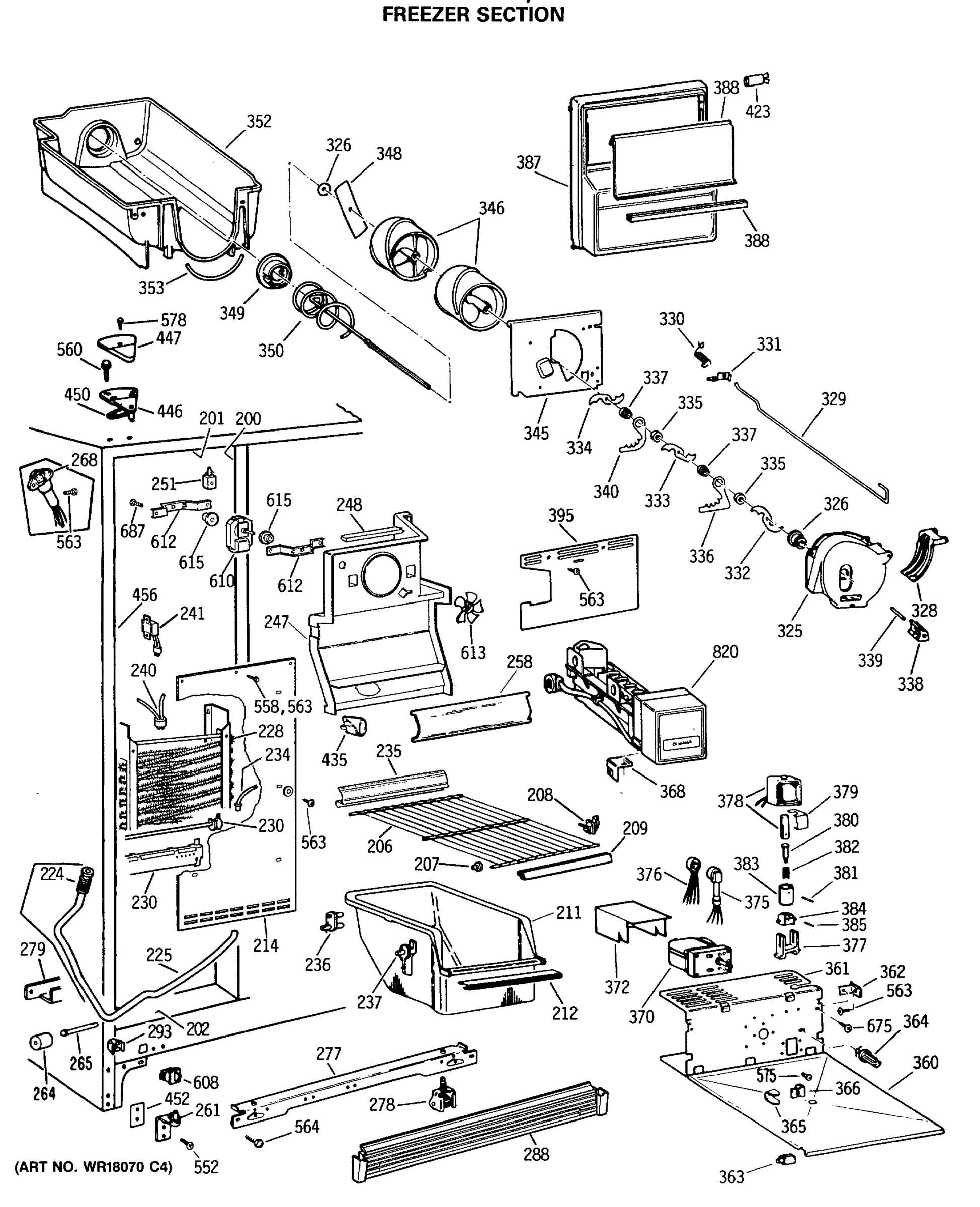 FREEZER SECTION