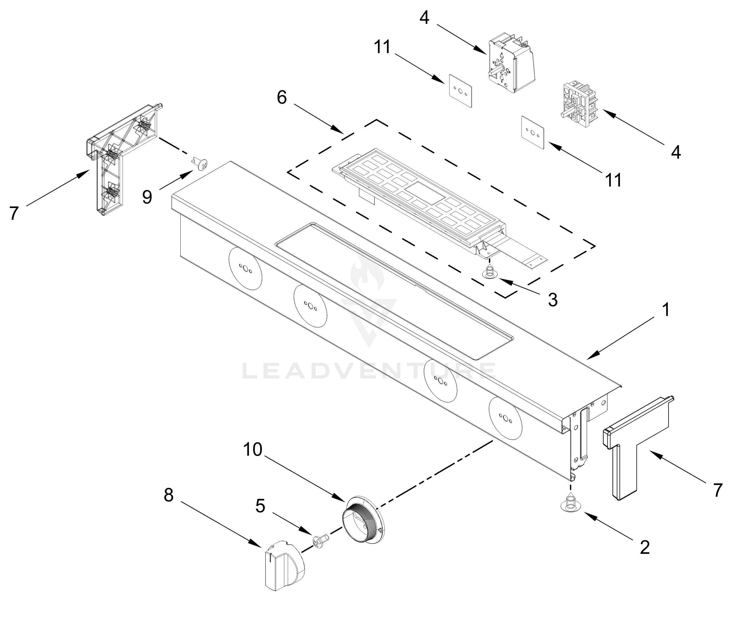CONTROL PANEL PARTS