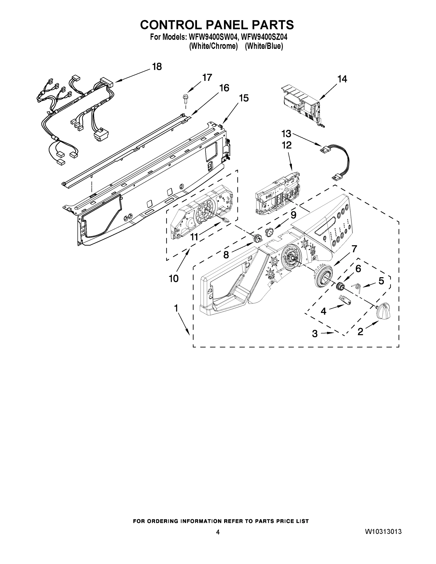 03 - CONTROL PANEL PARTS