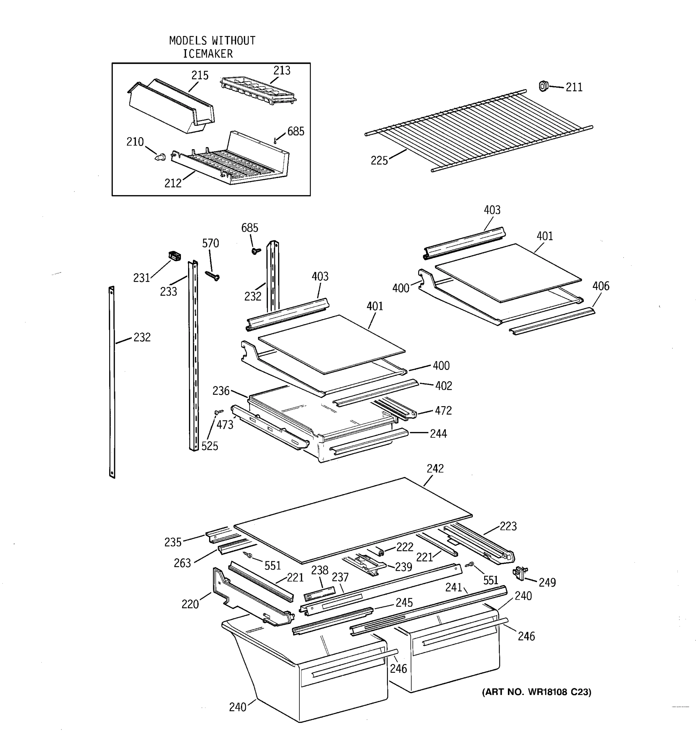 SHELF PARTS