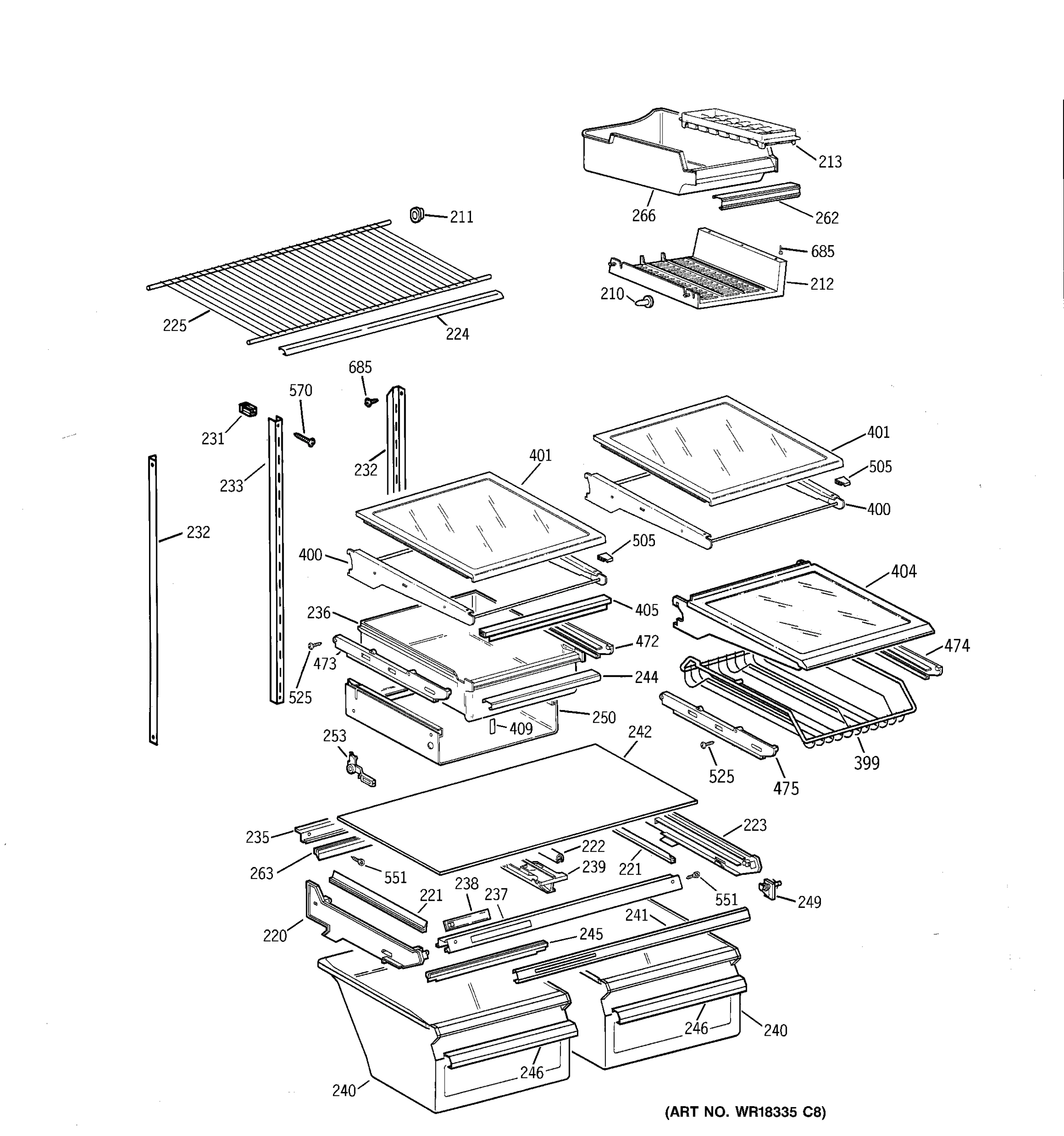 SHELF PARTS