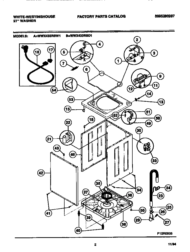 02 - CABINET, TOP PANEL, BASE