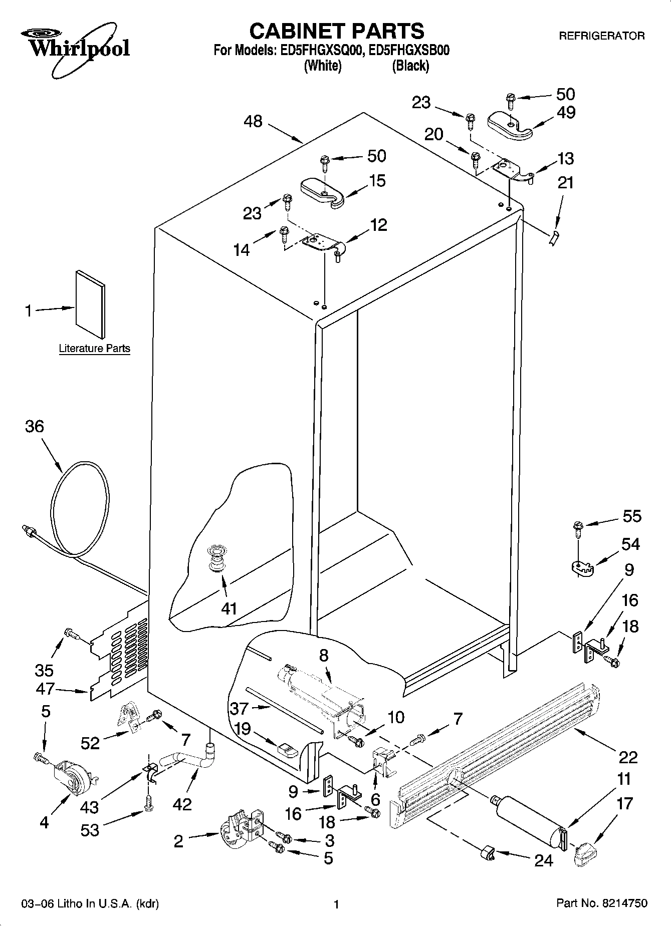 01 - CABINET PARTS