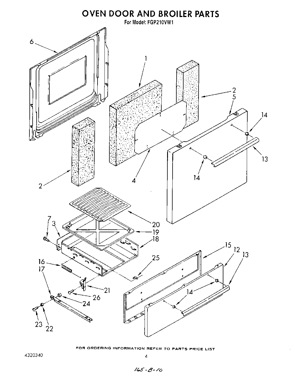 03 - OVEN DOOR AND BROILER