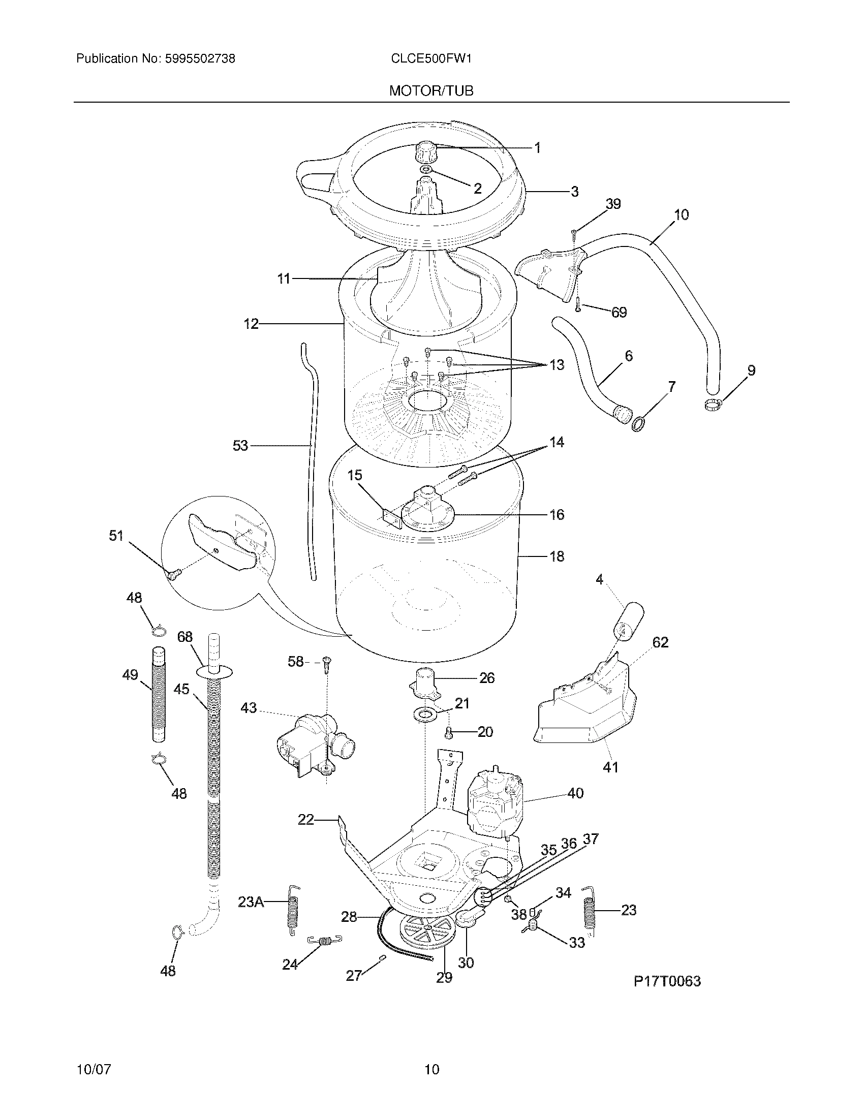 11 - MOTOR/TUB
