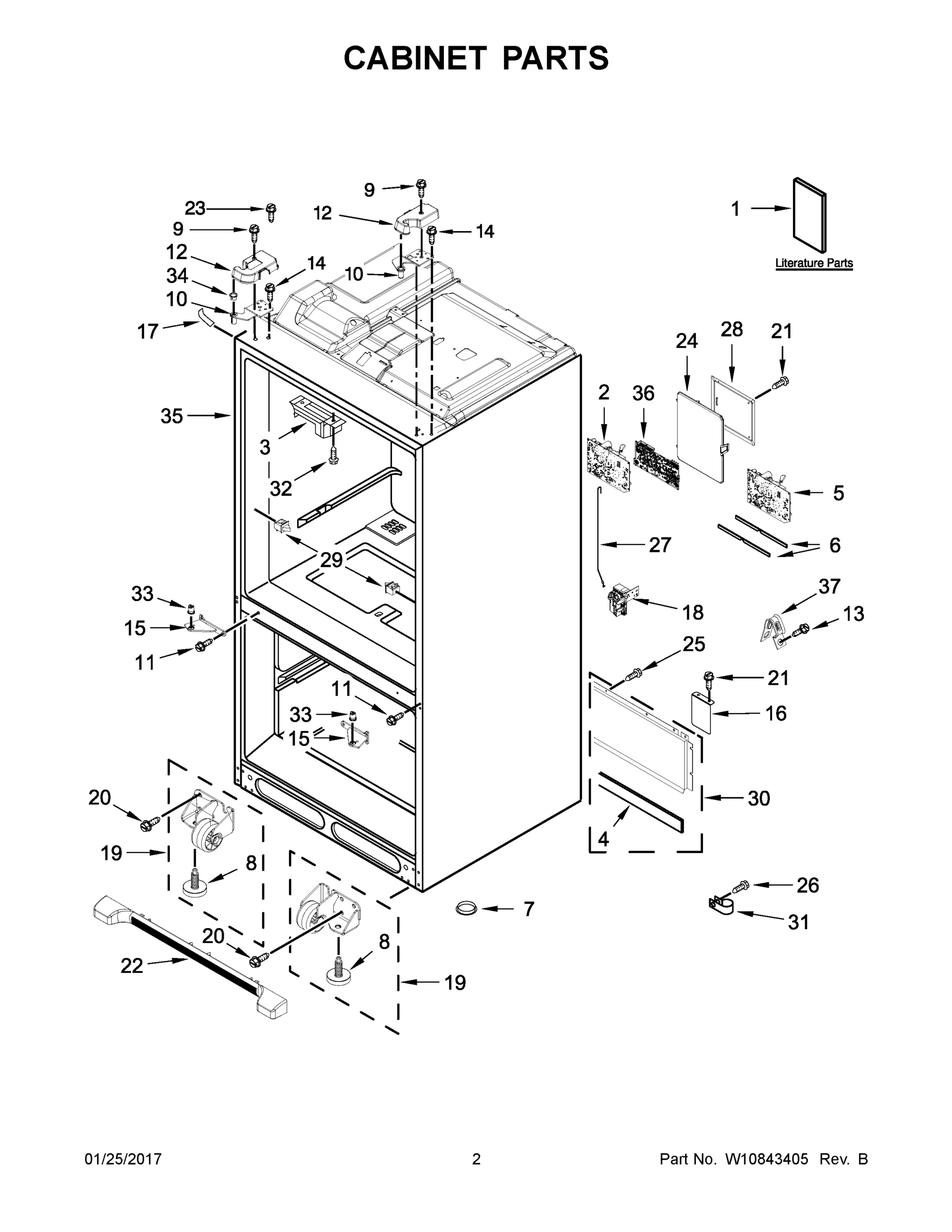 02 - CABINET PARTS