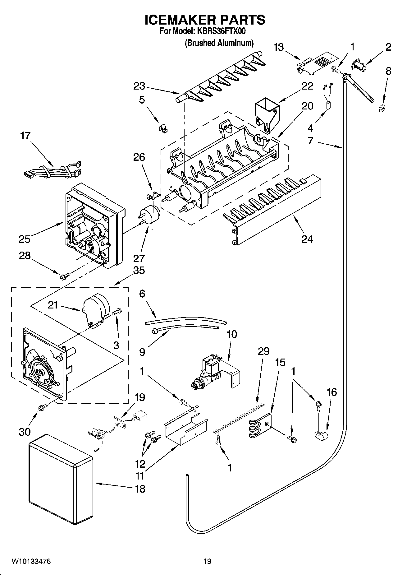 11 - ICEMAKER PARTS