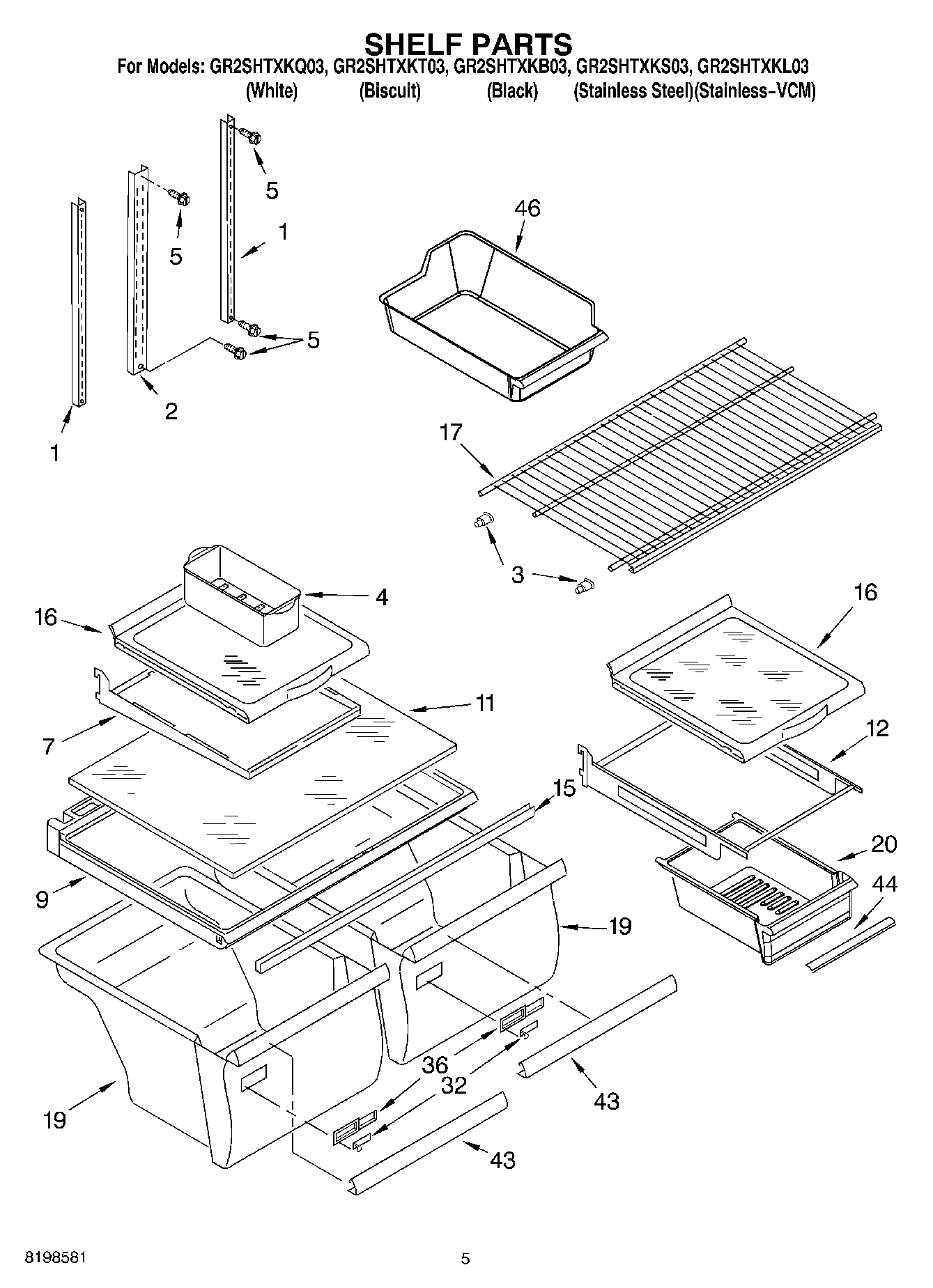 03 - SHELF PARTS