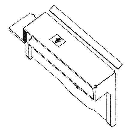WJ76X10338 GE Foam Air Outlet