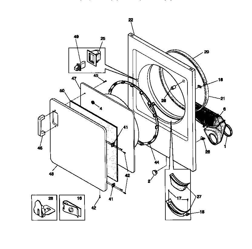 03 - FRONT PANEL/LINT FILTER