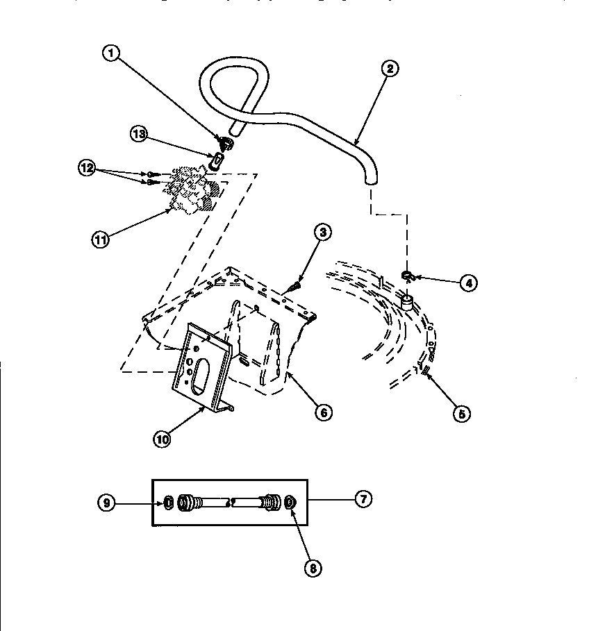 17 - INLET/FILL HOSE & MIXING VLV MTG BRKT