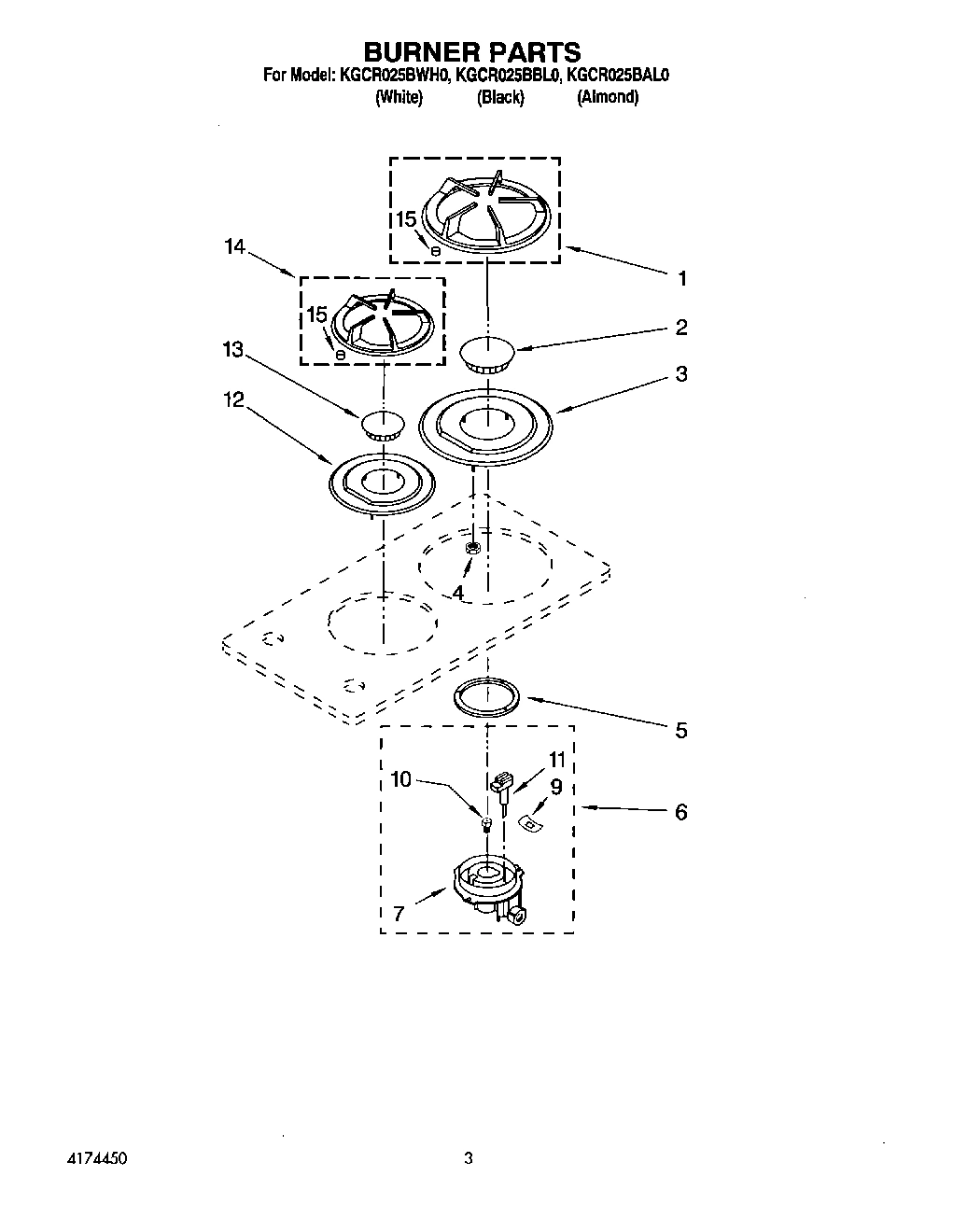 02 - BURNER PARTS