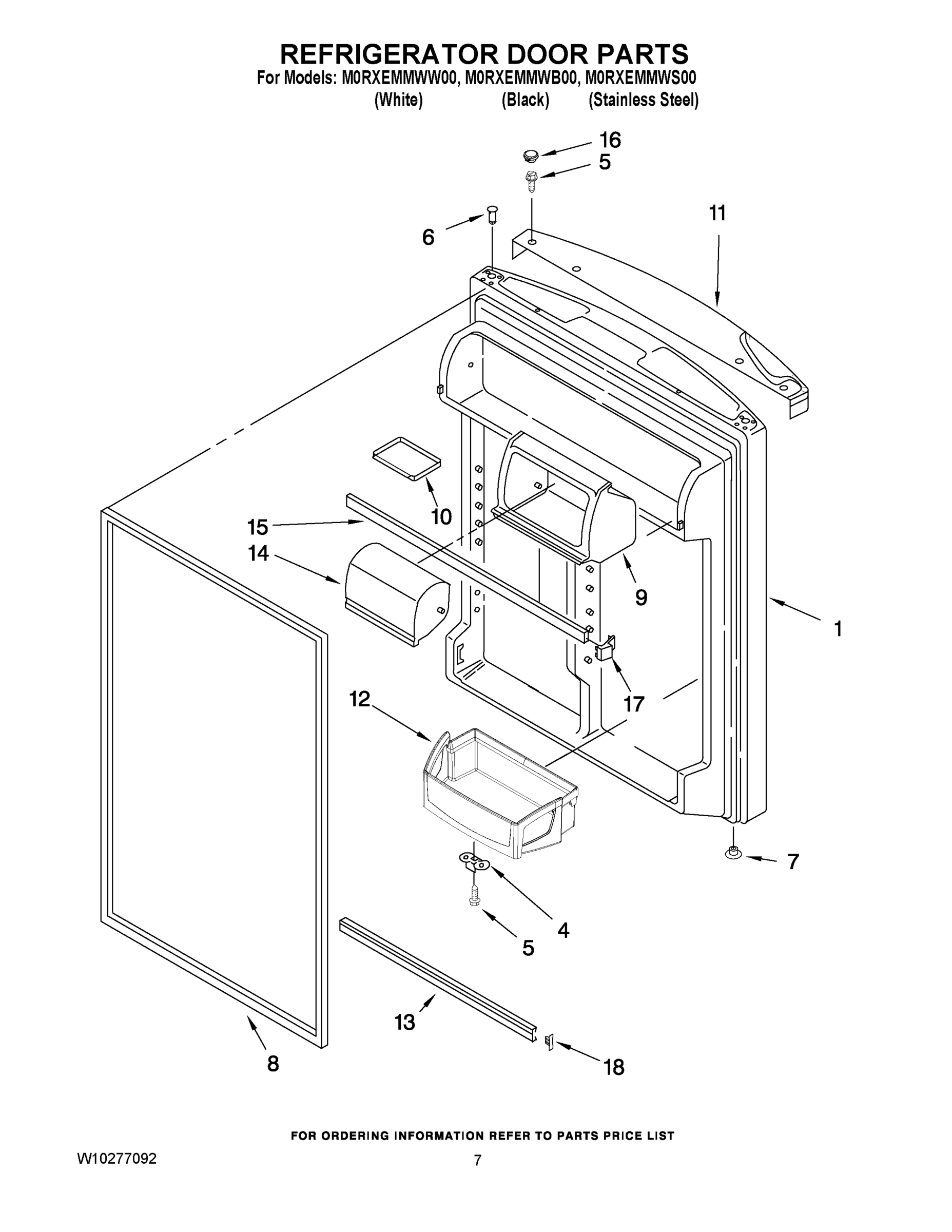 04 - REFRIGERATOR DOOR PARTS