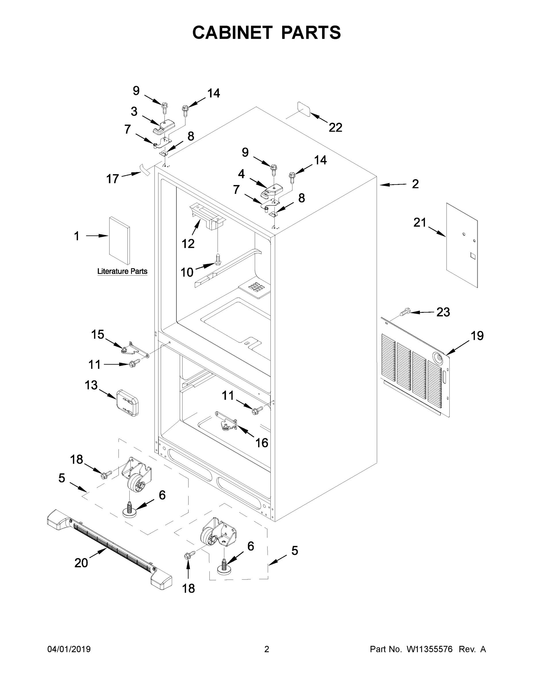 02 - CABINET PARTS