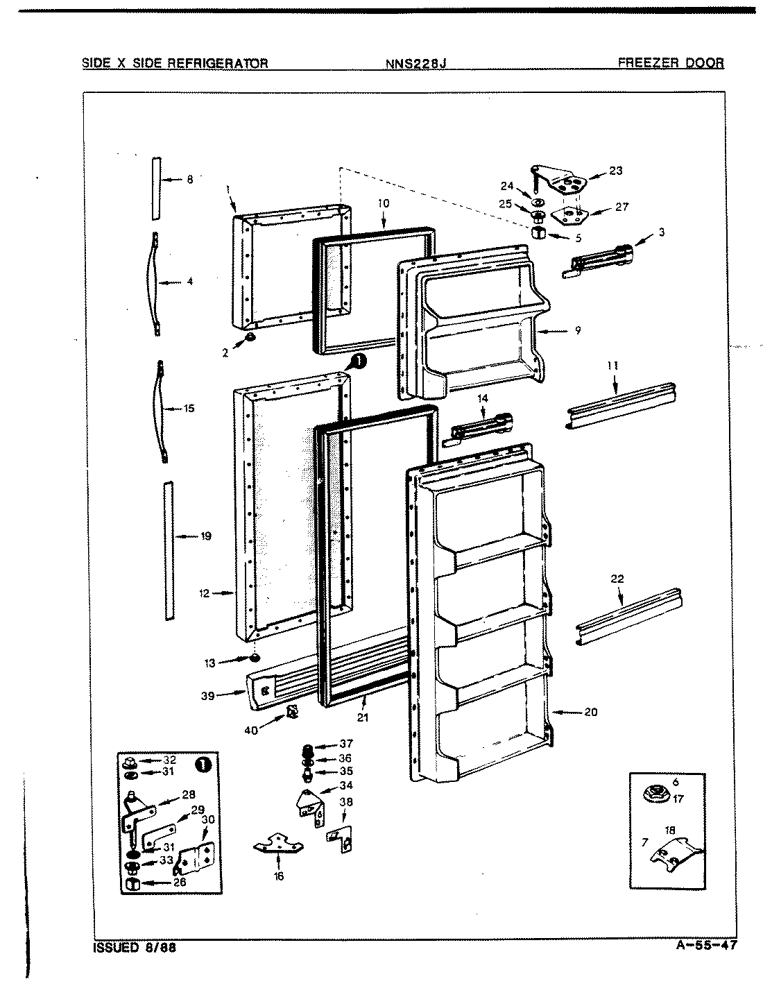 02 - FREEZER DOOR