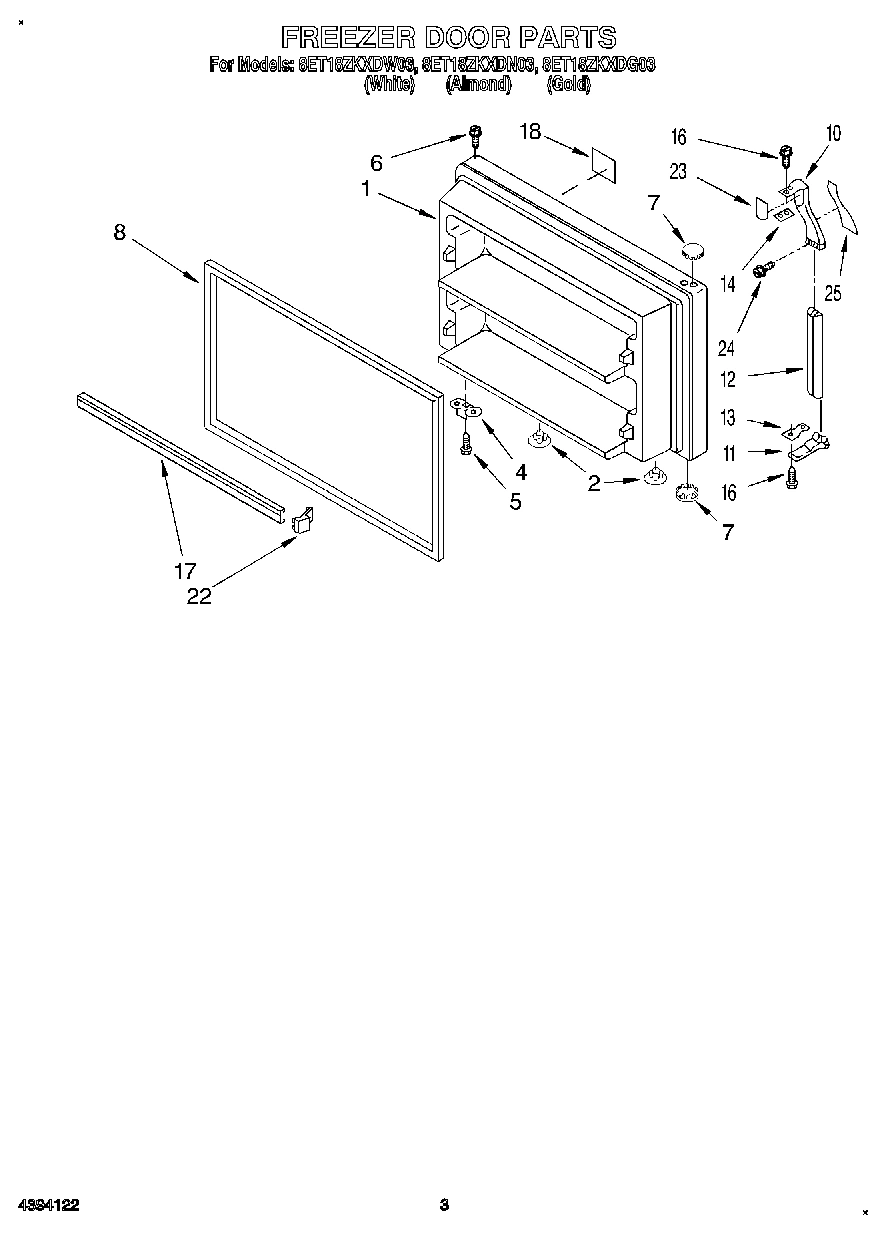 02 - FREEZER DOOR