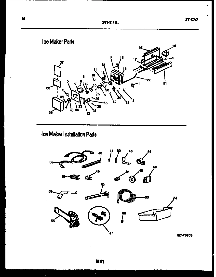 09 - ICE MAKER AND INSTALLATION PARTS