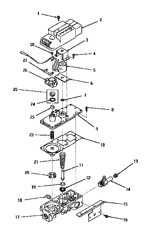 05 - 53428 GAS VALVE (NAT / MIXED GAS)
