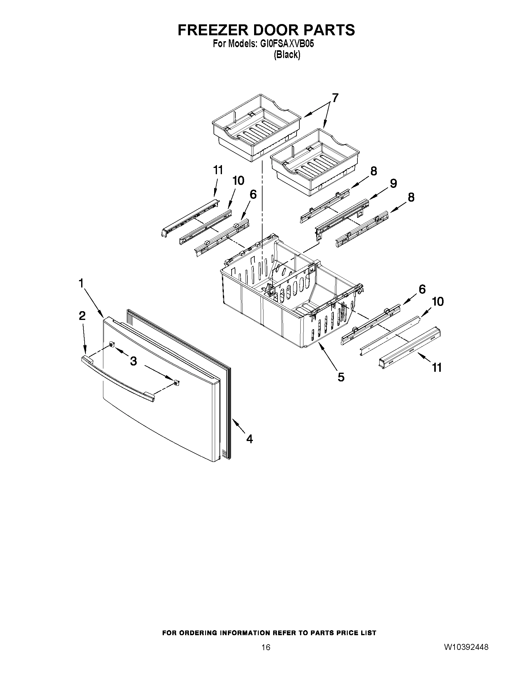 09 - FREEZER DOOR PARTS