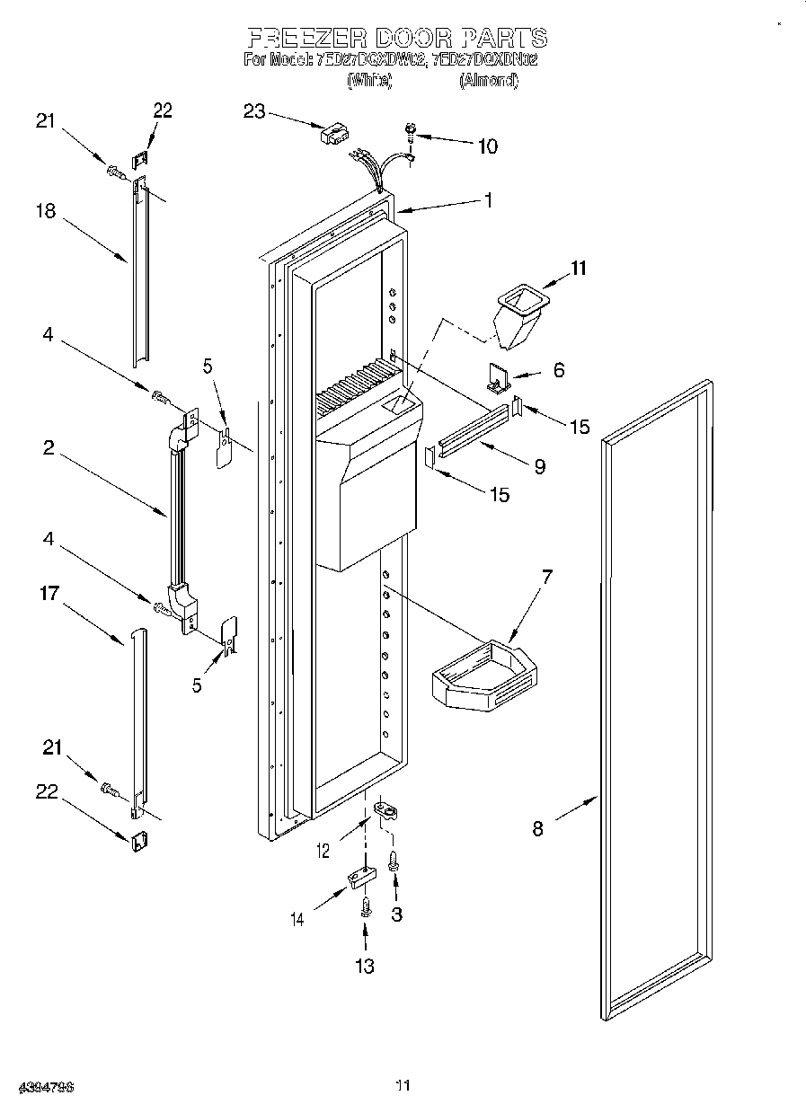 07 - FREEZER DOOR