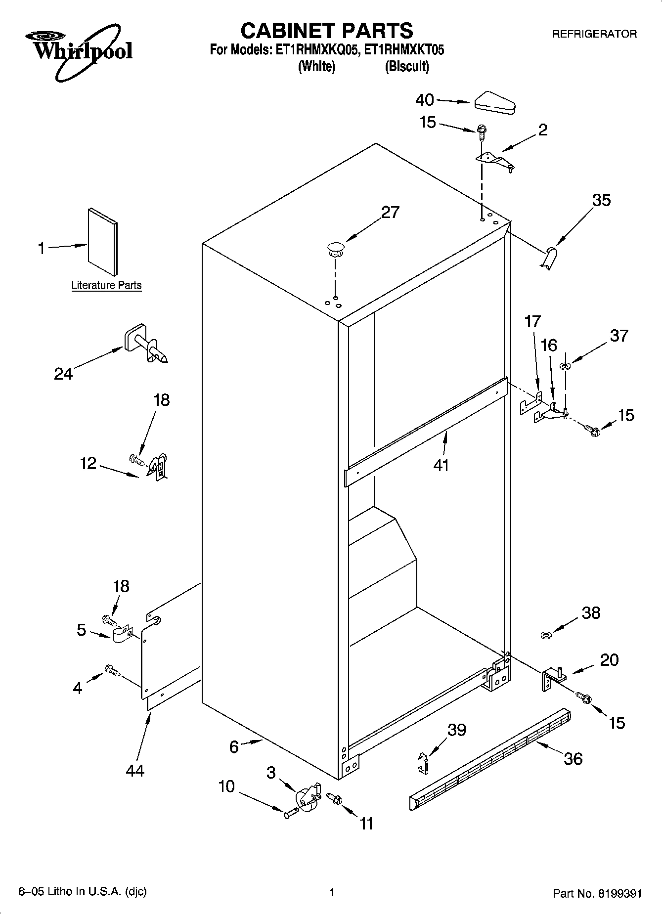 01 - CABINET PARTS