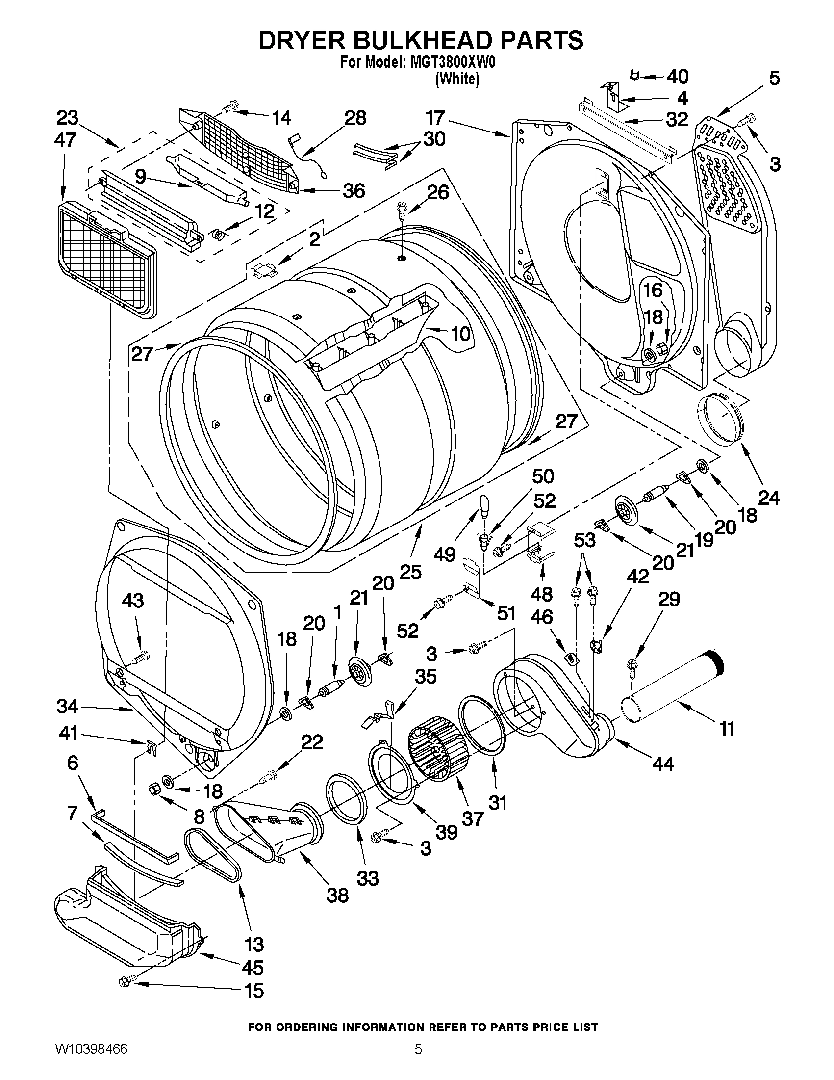 04 - DRYER BULKHEAD PARTS